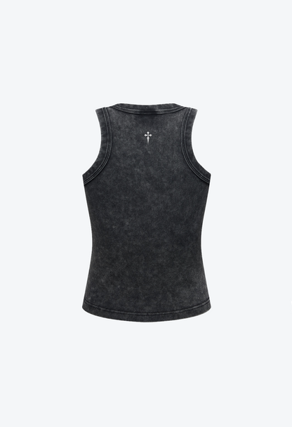 WMNS ESSENTIAL TANK - WASHED BLACK